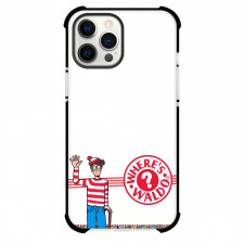 Where Is Wally For iPhone Samsung Galaxy Pixel OnePlus Vivo Xiaomi Asus Sony Motorola Nokia - Wally Waving Illustration