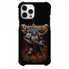Warhammer 40K Space Marines Phone Case For iPhone Samsung Galaxy Pixel OnePlus Vivo Xiaomi Asus Sony Motorola Nokia - Spacemarine Illustration Art Poster