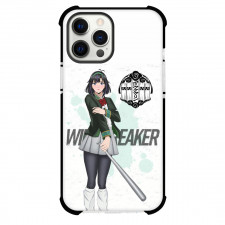 Wind Breaker Atsumi Phone Case For iPhone Samsung Galaxy Pixel OnePlus Vivo Xiaomi Asus Sony Motorola Nokia - Atsumi Holding Baseball Bat Series Portrait Poster