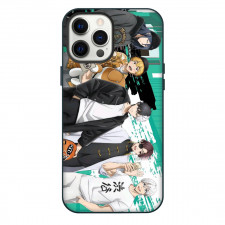 Wind Breaker Phone Case For iPhone Samsung Galaxy Pixel OnePlus Vivo Xiaomi Asus Sony Motorola Nokia - Characters Holding Skateboard Poster