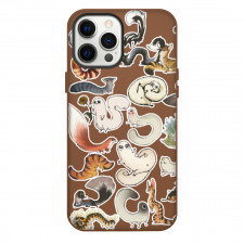 Witch Hat Atelier Brushbuddy Phone Case For iPhone Samsung Galaxy Pixel OnePlus Vivo Xiaomi Asus Sony Motorola Nokia - Portrait Sticker Collage