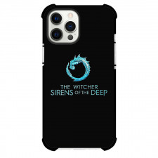 The Witcher Sirens Of The Deep Phone Case For iPhone Samsung Galaxy Pixel OnePlus Vivo Xiaomi Asus Sony Motorola Nokia - The Witcher Sirens Of The Deep Logo On Black Background