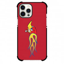 Woody Woodpecker Phone Case For iPhone Samsung Galaxy Pixel OnePlus Vivo Xiaomi Asus Sony Motorola Nokia - Woody Woodpecker Cigar Flaming Head Red Background