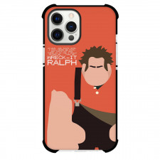 Wreck It Ralph Ralph Phone Case For iPhone Samsung Galaxy Pixel OnePlus Vivo Xiaomi Asus Sony Motorola Nokia - Ralph Minimalist Art Orange Background