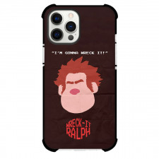 Wreck It Ralph Phone Case For iPhone Samsung Galaxy Pixel OnePlus Vivo Xiaomi Asus Sony Motorola Nokia - Wreck It Ralph Minimalist Avatar On Red Background