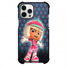 Wreck It Ralph Taffyta Muttonfudge Phone Case For iPhone Samsung Galaxy Pixel OnePlus Vivo Xiaomi Asus Sony Motorola Nokia - Taffyta Muttonfudge Standing On Avatar Pattern Art Background