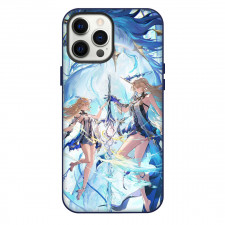 Wuthering Waves Phone Case For iPhone Samsung Galaxy Pixel OnePlus Vivo Xiaomi Asus Sony Motorola Nokia - Cartethyia And Fleurdelys Flying Sword Poster