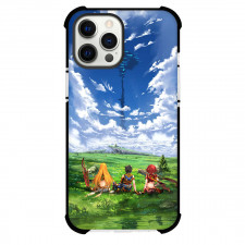 Xenoblade Phone Case For iPhone Samsung Galaxy Pixel OnePlus Vivo Xiaomi Asus Sony Motorola Nokia - Xenoblade Pyra Mythra And Rex Sitting On Grass Anime Art Poster