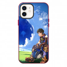 Xenoblade Rex Phone Case For iPhone Samsung Galaxy Pixel OnePlus Vivo Xiaomi Asus Sony Motorola Nokia - Xenoblade Rex Sitting On A Stone Anime Art Poster