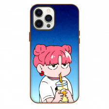 You and I Are Polar Opposites Miyu Suzuki Phone Case For iPhone Samsung Galaxy Pixel OnePlus Vivo Xiaomi Asus Sony Motorola Nokia - Miyu Suzuki Slurping Portrait