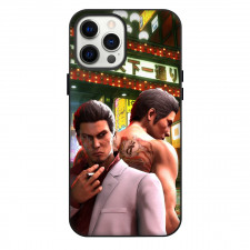 Yakuza Kiryu Kazuma Phone Case For iPhone Samsung Galaxy Pixel OnePlus Vivo Xiaomi Asus Sony Motorola Nokia - Kiryu Kazuma Standing In Front City Gate Poster