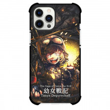 Saga Of Tanya The Evil Tanya Von Degurechaff Phone Case For iPhone Samsung Galaxy Pixel OnePlus Vivo Xiaomi Asus Sony Motorola Nokia - Tanya Von Degurechaff War Zone Anime Illustration Poster