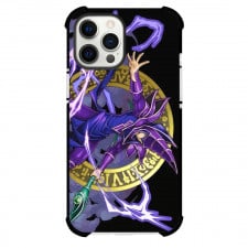 Yu-Gi-Oh Black Magician Phone Case For iPhone Samsung Galaxy Pixel OnePlus Vivo Xiaomi Asus Sony Motorola Nokia - Black Magician Purple Electricity