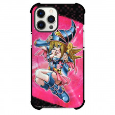 Yu-Gi-Oh Black Magician Girl Phone Case For iPhone Samsung Galaxy Pixel OnePlus Vivo Xiaomi Asus Sony Motorola Nokia - Black Magician Girl Sitting Pink Background