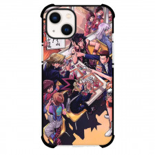 Yu-Gi-Oh Phone Case For iPhone Samsung Galaxy Pixel OnePlus Vivo Xiaomi Asus Sony Motorola Nokia - Yugioh Characters Eating in Fastfood Restaurant Comic Art