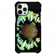Yu-Gi-Oh Kuriboh Phone Case For iPhone Samsung Galaxy Pixel OnePlus Vivo Xiaomi Asus Sony Motorola Nokia - Kuriboh Green Smoke Black Background