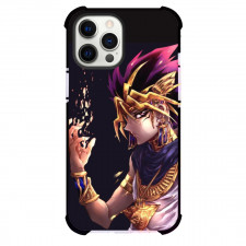 Yu-Gi-Oh Pharaoh Atem Phone Case For iPhone Samsung Galaxy Pixel OnePlus Vivo Xiaomi Asus Sony Motorola Nokia - Pharaoh Atem Hands Aura Black Background