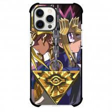 Yu-Gi-Oh Pharaoh Atem Phone Case For iPhone Samsung Galaxy Pixel OnePlus Vivo Xiaomi Asus Sony Motorola Nokia - Pharaoh Atem and Yami Yugi Back to Back Millenium Puzzle