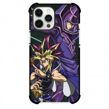 Yu-Gi-Oh Yami Yugi Phone Case For iPhone Samsung Galaxy Pixel OnePlus Vivo Xiaomi Asus Sony Motorola Nokia - Yami Yugi and Dark Magician Stars Background
