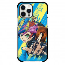 Yu-Gi-Oh Yusaku Fujiki Phone Case For iPhone Samsung Galaxy Pixel OnePlus Vivo Xiaomi Asus Sony Motorola Nokia - Yusaku Fujiki Pop Art Yellow Blue Background