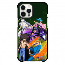 Yu Yu Hakusho Case For iPhone Samsung Galaxy Pixel OnePlus Vivo Xiaomi Asus Sony Motorola Nokia - Characters Evolve Stage Green Background