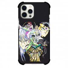 Yu Yu Hakusho Case For iPhone Samsung Galaxy Pixel OnePlus Vivo Xiaomi Asus Sony Motorola Nokia - Characters Faces and Action Portrait Black Background