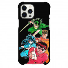 Yu Yu Hakusho Case For iPhone Samsung Galaxy Pixel OnePlus Vivo Xiaomi Asus Sony Motorola Nokia - Characters Weapons Pose Water Color Black Background