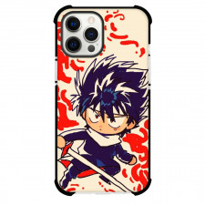 Yu Yu Hakusho Hiei Case For iPhone Samsung Galaxy Pixel OnePlus Vivo Xiaomi Asus Sony Motorola Nokia - Hiei Chibi Art Red Background