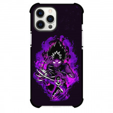 Yu Yu Hakusho Hiei Case For iPhone Samsung Galaxy Pixel OnePlus Vivo Xiaomi Asus Sony Motorola Nokia - Hiei Third Eye Background Purple Aura