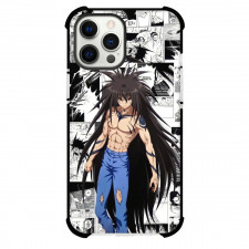 Yu Yu Hakusho Yusuke Urameshi Case For iPhone Samsung Galaxy Pixel OnePlus Vivo Xiaomi Asus Sony Motorola Nokia - Yusuke Urameshi Long Hair Standing Portrait Cartoon Background