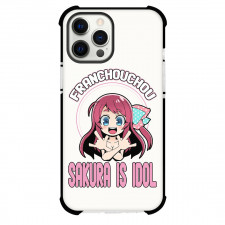 Zombie Land Saga Yumeginga Paradise Sakura Minamoto Phone Case For iPhone Samsung Galaxy Pixel OnePlus Vivo Xiaomi Asus Sony Motorola Nokia - Sakura Minamoto Is Idol Crossed Handed Poster