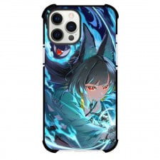 Zenless Zone Zero Hoshimi Miyabi Phone Case For iPhone Samsung Galaxy Pixel OnePlus Vivo Xiaomi Asus Sony Motorola Nokia - Hoshimi Miyabi Attack In Blue Fire Background