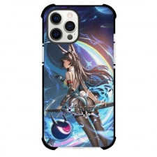 Zenless Zone Zero Hoshimi Miyabi Phone Case For iPhone Samsung Galaxy Pixel OnePlus Vivo Xiaomi Asus Sony Motorola Nokia - Hoshimi Miyabi Holding Sword Back Pose Space Background