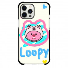 Zanmang Loopy Phone Case For iPhone and Samsung Galaxy Devices -Zanmang Loopy Character Art White Background Loopy