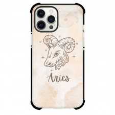 Zodiac Sign Aries Phone Case For iPhone Samsung Galaxy Pixel OnePlus Vivo Xiaomi Asus Sony Motorola Nokia - Aries Sign On Neutral Background