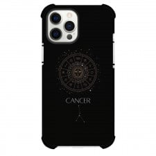 Zodiac Sign Cancer Phone Case For iPhone Samsung Galaxy Pixel OnePlus Vivo Xiaomi Asus Sony Motorola Nokia - Cancer Sign On Black Background