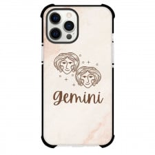 Zodiac Sign Gemini Phone Case For iPhone Samsung Galaxy Pixel OnePlus Vivo Xiaomi Asus Sony Motorola Nokia - Gemini Sign On Neutral Background