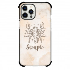 Zodiac Sign Scorpio Phone Case For iPhone Samsung Galaxy Pixel OnePlus Vivo Xiaomi Asus Sony Motorola Nokia - Scorpio Sign On Neutral Background