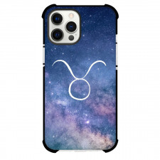 Zodiac Sign Taurus Phone Case For iPhone Samsung Galaxy Pixel OnePlus Vivo Xiaomi Asus Sony Motorola Nokia - Taurus Sign On Galaxy Background