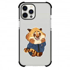 Zootopia Clawhauser Case For iPhone Samsung Galaxy Pixel OnePlus Vivo Xiaomi Asus Sony Motorola Nokia - Clawhauser Portrait Chibi Sticker