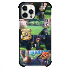 Zootopia Case For iPhone Samsung Galaxy Pixel OnePlus Vivo Xiaomi Asus Sony Motorola Nokia - Judy And Nick Badge Collage