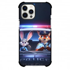 Zootopia Case For iPhone Samsung Galaxy Pixel OnePlus Vivo Xiaomi Asus Sony Motorola Nokia - Judy And Nick Riding Police Car