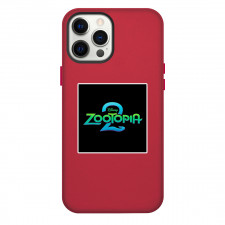 Zootopia 2 Phone Case For iPhone Samsung Galaxy Pixel OnePlus Vivo Xiaomi Asus Sony Motorola Nokia - Zootopia 2 Logo On Black Background Square Sticker