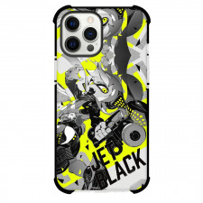 Splatoon Agent 3 Black Case For iPhone Samsung Galaxy Pixel OnePlus Vivo Xiaomi Asus Sony Motorola Nokia - Agent 3 Black Grey and Neon Poster Art