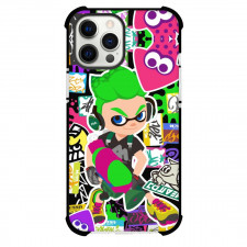 Splatoon Agent 3 Boy Case For iPhone Samsung Galaxy Pixel OnePlus Vivo Xiaomi Asus Sony Motorola Nokia - Agent 3 Boy Graffiti Background