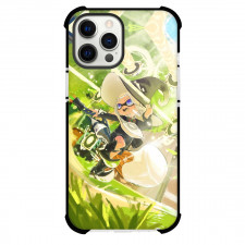 Splatoon Agent 3 Green Case For iPhone Samsung Galaxy Pixel OnePlus Vivo Xiaomi Asus Sony Motorola Nokia - Agent 3 Green Firing Watercolor Art