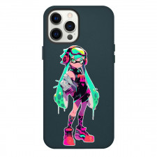 Splatoon Agent 3 Green Case For iPhone Samsung Galaxy Pixel OnePlus Vivo Xiaomi Asus Sony Motorola Nokia - Agent 3 Green Pop Art Black Background