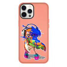 Splatoon Agent 3 Orange Case For iPhone Samsung Galaxy Pixel OnePlus Vivo Xiaomi Asus Sony Motorola Nokia - Agent 3 Orange Hit by Blue Paintball