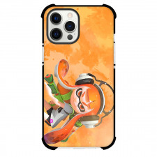 Splatoon Agent 3 Orange Case For iPhone Samsung Galaxy Pixel OnePlus Vivo Xiaomi Asus Sony Motorola Nokia - Agent 3 Orange Holding Gun Orange Background