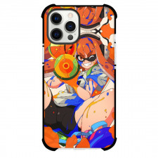 Splatoon Agent 3 Orange Case For iPhone Samsung Galaxy Pixel OnePlus Vivo Xiaomi Asus Sony Motorola Nokia - Agent 3 Orange Sitting Aiming Gun